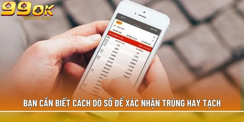 Bạn cần biết cách dò số để xác nhận trúng hay tạch