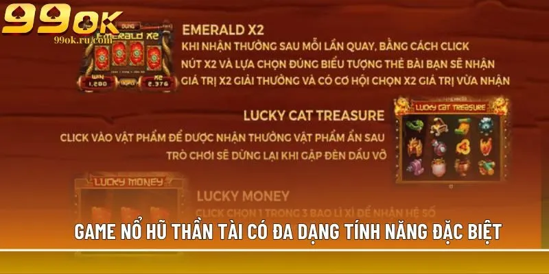 Nổ hũ Thần Tài - Tựa game ấn tượng, jackpot hơn 1 tỷ 4 Game nổ hũ Thần Tài có đa dạng tính năng đặc biệt